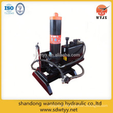 dump truck telescopic hydraulic cylinder system